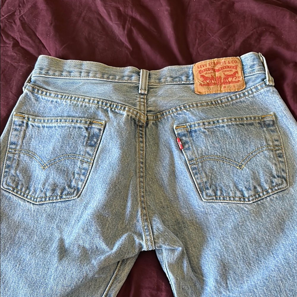 Levi's 501 button fly Blue Jeans